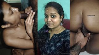 Desi Tamil Mallu Wife Shared – Threesome Nude Fuck